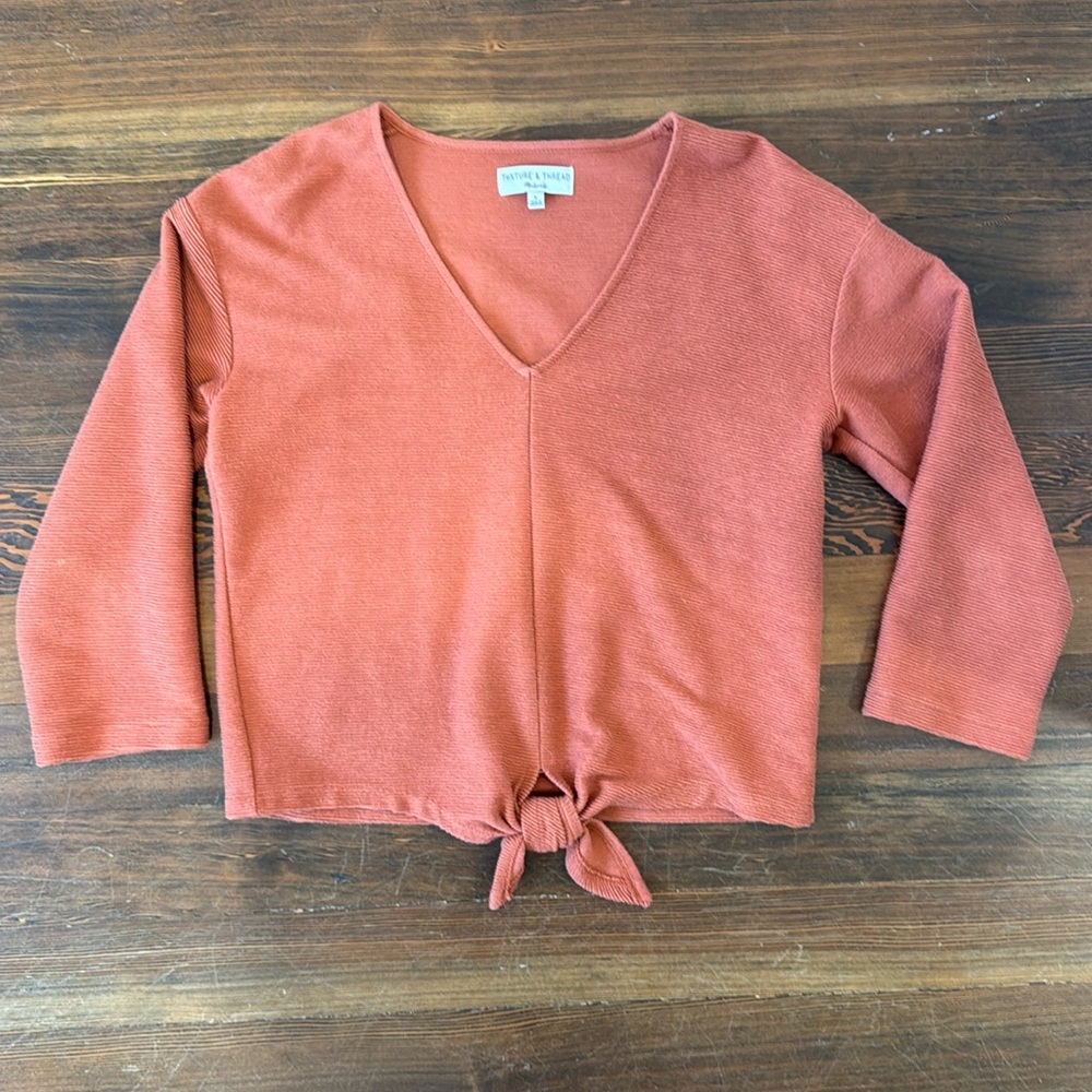 Madewell Tie front Shirt